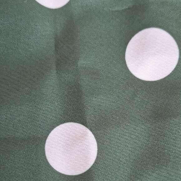 Kate Spade Dark Green and White Polka Dot Reusable Shopping  Tote - Picture 12 of 16